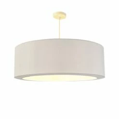 Abat-jours Suspensions Suspension Silvio Gris Clair T 65 X H 25