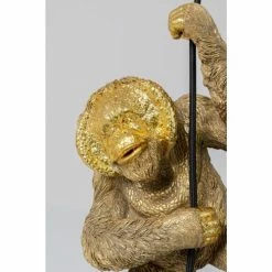 Kare Design Suspensions Suspension Singe En Polyrésine Dorée -Luminaires Soldes 2022 suspension singe en polyresine doree 2