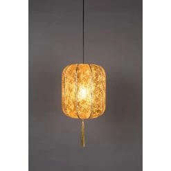 Dutchbone Suspensions Suspension Style Lanterne Japonaise D40cm Or -Luminaires Soldes 2022 suspension style lanterne japonaise d40cm or 2