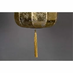 Dutchbone Suspensions Suspension Style Lanterne Japonaise D40cm Or -Luminaires Soldes 2022 suspension style lanterne japonaise d40cm or 4