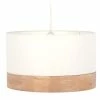 Maisons Du Monde Suspensions Suspension Tambour En Coton Beige Et Chêne -Luminaires Soldes 2022 suspension tambour en coton beige et chene 1000 12 9 204148 1