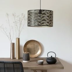 Maisons Du Monde Suspensions Suspension Tambour En Métal Noir Perforé D42 -Luminaires Soldes 2022 suspension tambour en metal noir perfore d42 1000 16 9 195907 2