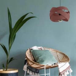 Metropolight Suspensions Suspension Textile Rose D38cm 9 Metropolight Suspensions Suspension Textile Rose D38cm -Luminaires Soldes 2022 suspension textile rose d38cm 2