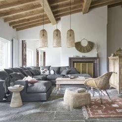 Maisons Du Monde Suspensions Suspension Triple En Bambou Et Métal Noir -Luminaires Soldes 2022 suspension triple en bambou et metal noir 1000 16 3 210374 4