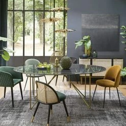 Maisons Du Monde Suspensions Suspension Triple Feuilles De Palmier En Métal Doré -Luminaires Soldes 2022 suspension triple feuilles de palmier en metal dore 1000 13 24 201293 4