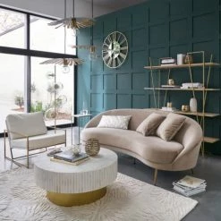 Maisons Du Monde Suspensions Suspension Triple Feuilles De Palmier En Métal Doré -Luminaires Soldes 2022 suspension triple feuilles de palmier en metal dore 1000 13 24 201293 5