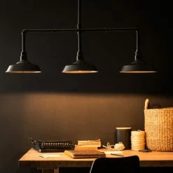 Maisons Du Monde Luminaires Suspension Triple Indus Tuyaux En Métal Noir -Luminaires Soldes 2022 suspension triple indus tuyaux en metal noir 1000 8 37 165554 7