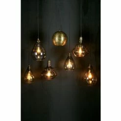 Bepurehome Suspensions Suspension Vintage En Verre D14x28cm Marron -Luminaires Soldes 2022 suspension vintage en verre d14x28cm marron 1